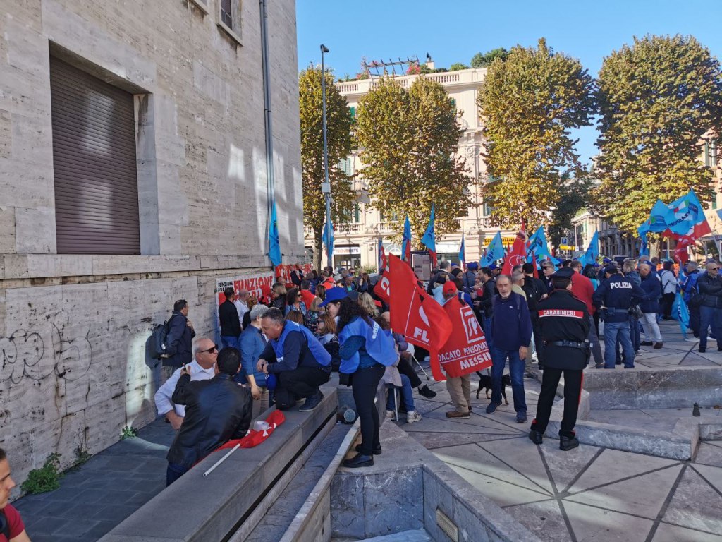 Manifestazione Cgil e Uil