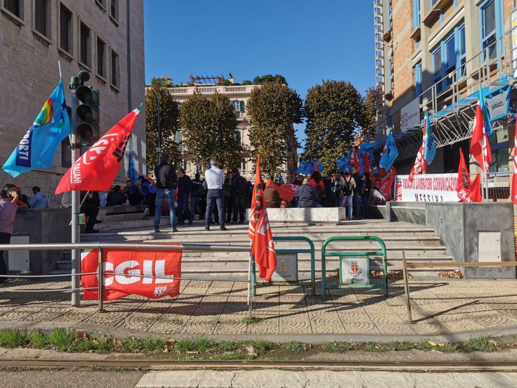 Manifestazione Cgil e Uil