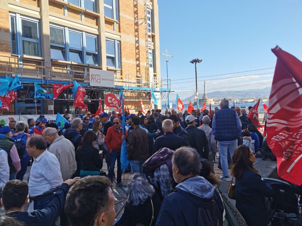 Manifestazione Cgil e Uil