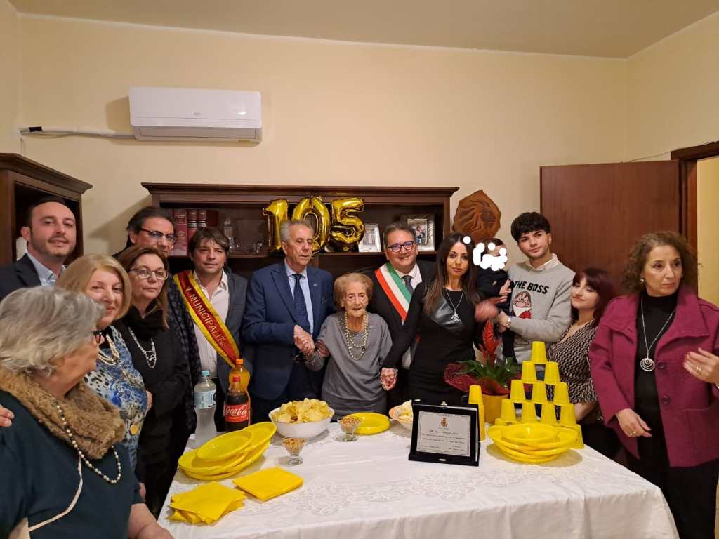 105 anni della signora Maria Ardizzone a Messina