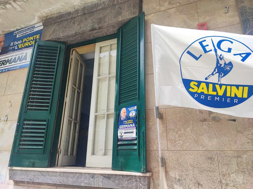 La sede della Lega Salvini