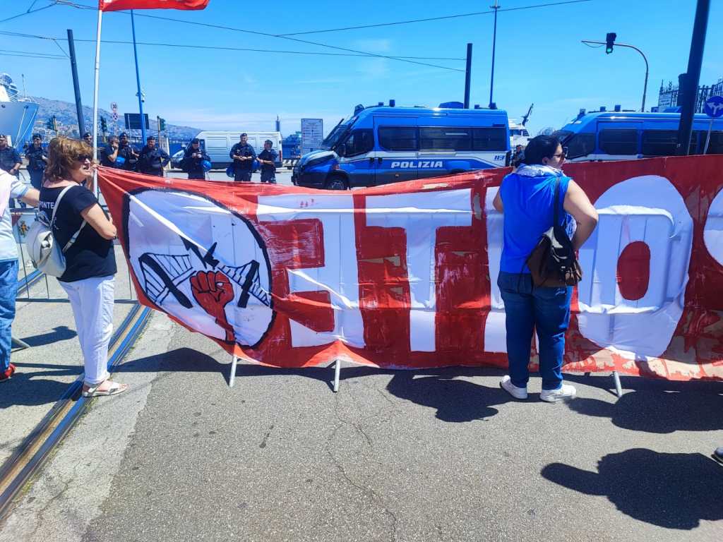 Protesta no ponte 