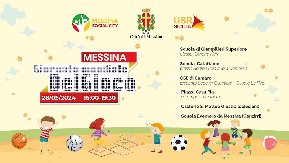 Programma giornata mondiale del gioco 2024 a Messina