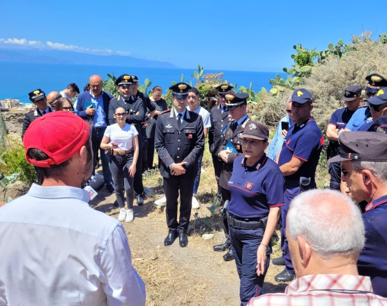 Milazzo museo del mare muro della legalità