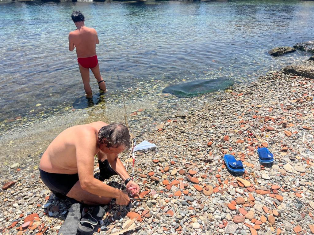 Controlli cime e barche a Torre Faro