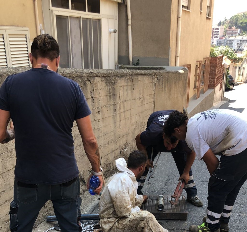 Intervento Amam in via Noviziato