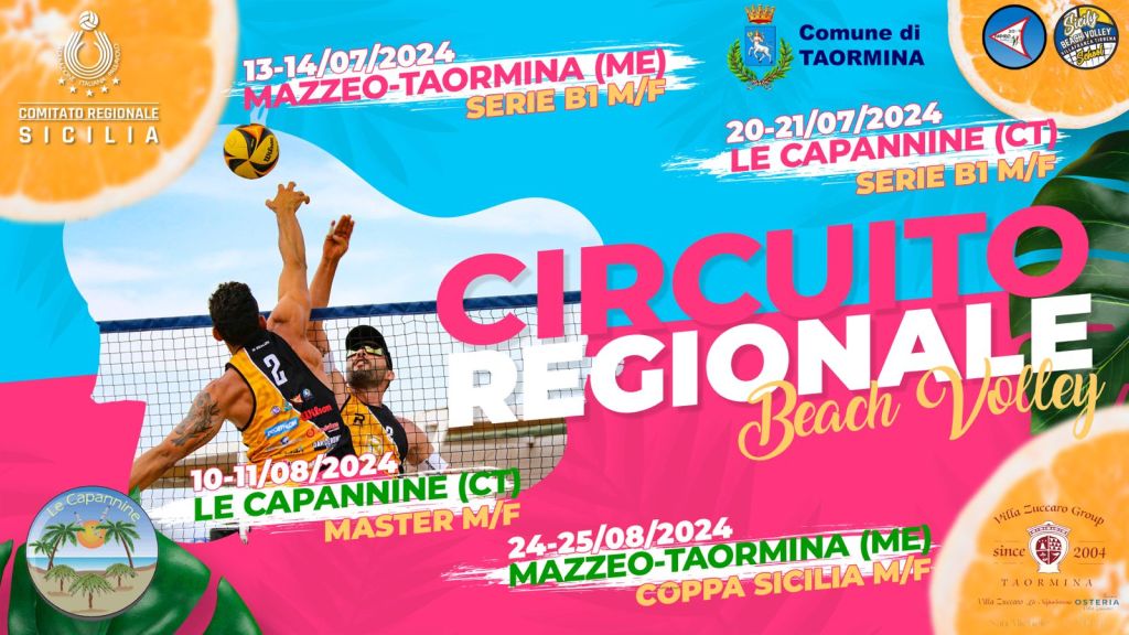 locandina eventi beach volley