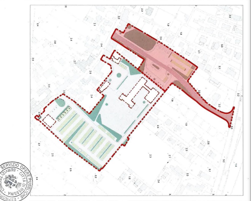 planimetria progetto strada torre faro