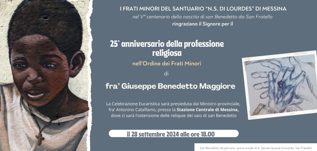 25 anni di professione religiosa di fra Giuseppe