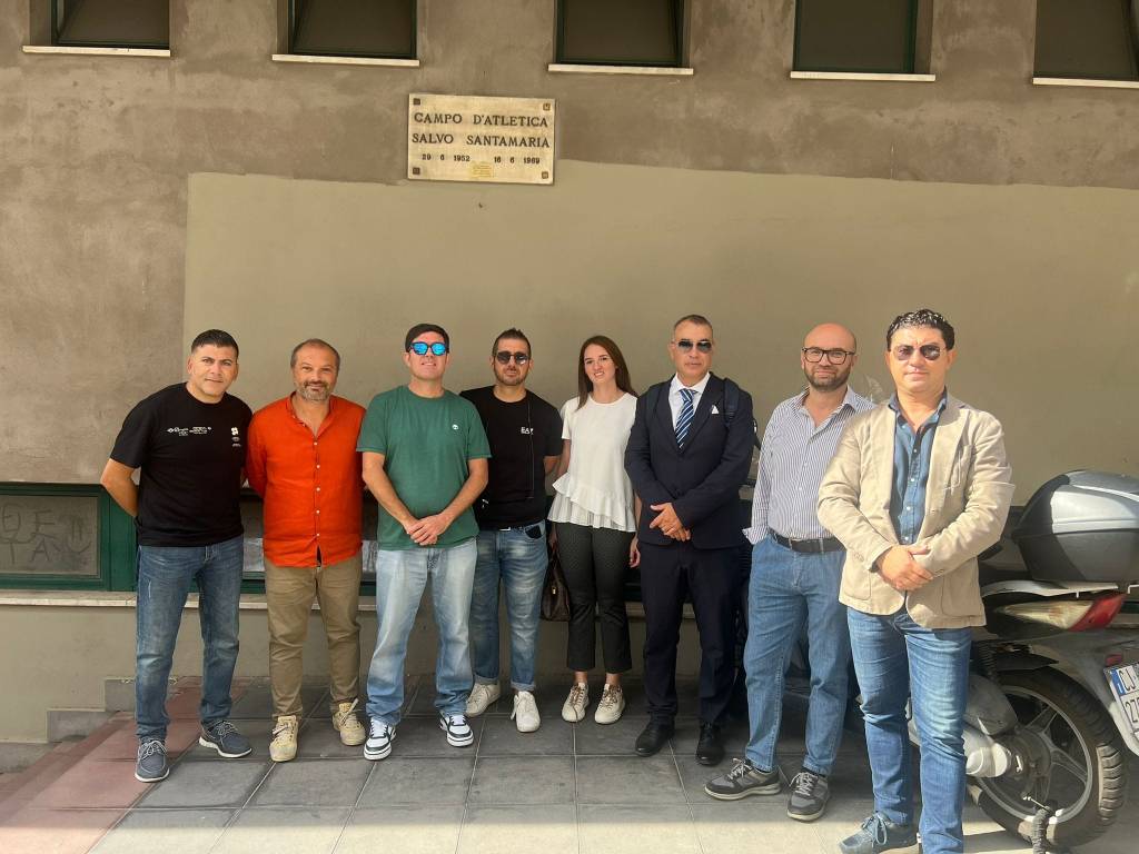 campo di atletica salvo santamaria ex gil sopralluogo Consiglio III municipalità circoscrizione