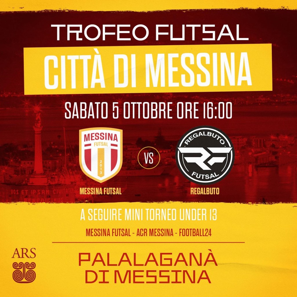 locandina trofeo città di messina futsal