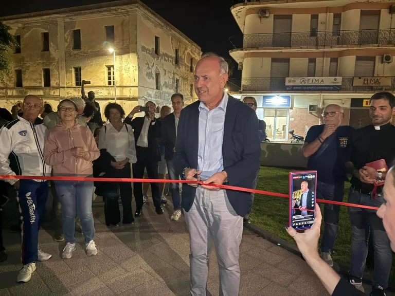 Milazzo inaugurazione piazza marconi