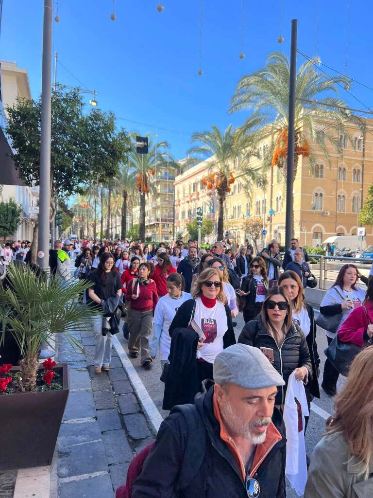 Corteo contro la violenza sulle donne