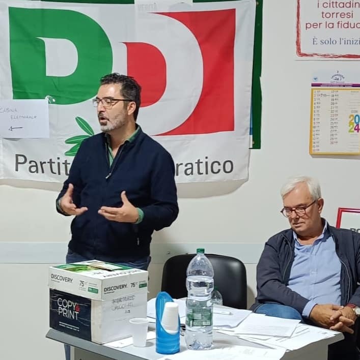 Domenico Siracusano e Luigi Beninati al circolo Pd di Torregrotta