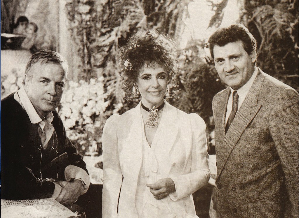 Zeffirelli Liz Taylor e Sacco sul set "Il giovane Toscanini"