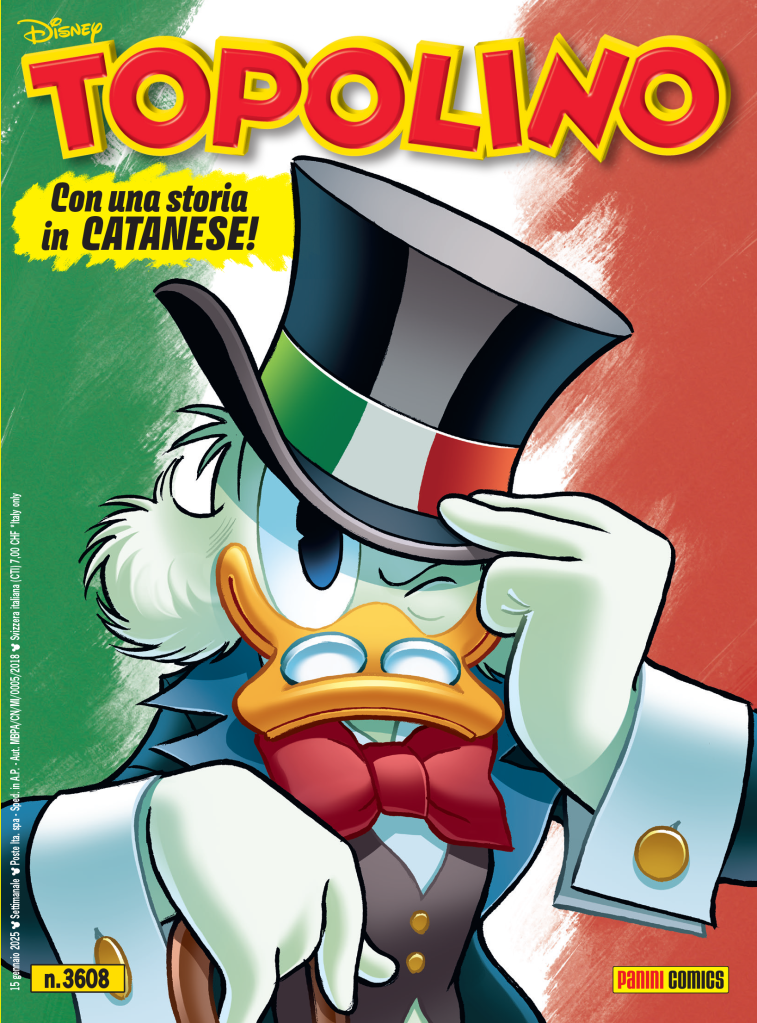 La copertina di Topolino n. 3608